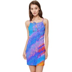 Fractal Summer Tie Front Dress by Sparkle