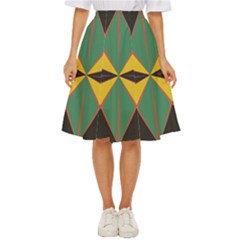 Abstract Pattern Geometric Backgrounds   Classic Short Skirt by Eskimos