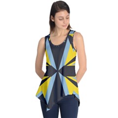 Abstract Pattern Geometric Backgrounds   Sleeveless Tunic by Eskimos