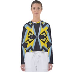 Abstract Pattern Geometric Backgrounds   Women s Slouchy Sweat by Eskimos