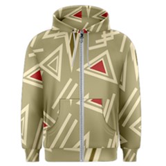 Abstract Pattern Geometric Backgrounds   Men s Zipper Hoodie by Eskimos