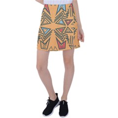 Abstract Pattern Geometric Backgrounds   Tennis Skirt by Eskimos