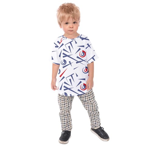 Abstract Pattern Geometric Backgrounds   Kids  Raglan Tee by Eskimos