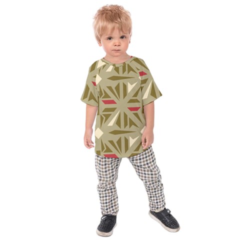 Abstract Pattern Geometric Backgrounds   Kids  Raglan Tee by Eskimos