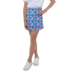 Notepads Pens And Pencils Kids  Tennis Skirt by SychEva