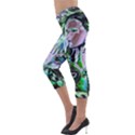 Glam Rocker Lightweight Velour Capri Leggings  View3