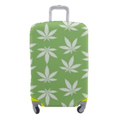 Weed Pattern Luggage Cover (small) by Valentinaart