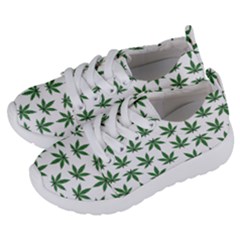 Weed Pattern Kids  Lightweight Sports Shoes by Valentinaart