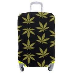 Weed Pattern Luggage Cover (medium) by Valentinaart