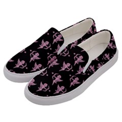 Cupid Pattern Men s Canvas Slip Ons by Valentinaart