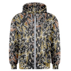 Modern Camo Tropical Print Design Men s Zipper Hoodie by dflcprintsclothing