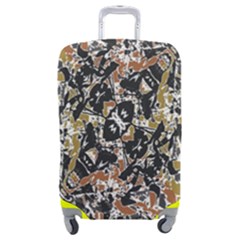 Modern Camo Tropical Print Design Luggage Cover (medium) by dflcprintsclothing