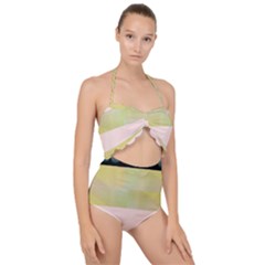 Janet 1 Scallop Top Cut Out Swimsuit by Janetaudreywilson