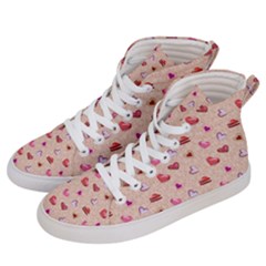 Sweet Heart Men s Hi-top Skate Sneakers by SychEva