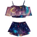 Galaxy glass Kids  Off Shoulder Skirt Bikini View2