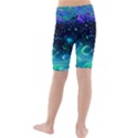 Blue galaxy Kids  Mid Length Swim Shorts View2