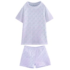Unicorns Pattern Kids  Swim Tee And Shorts Set by Littlebird