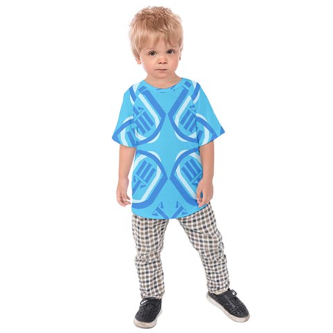 Abstract Pattern Geometric Backgrounds   Kids  Raglan Tee by Eskimos