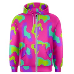 Abstract Pattern Geometric Backgrounds   Men s Zipper Hoodie by Eskimos