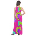 Abstract pattern geometric backgrounds   Sleeveless Velour Maxi Dress View2