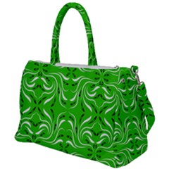 Floral Folk Damask Pattern  Duffel Travel Bag by Eskimos