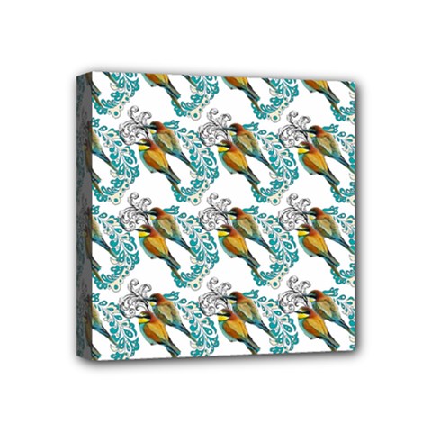 Nature Birds Mini Canvas 4  X 4  (stretched) by Sparkle