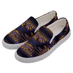 Abstract Art - Adjustable Angle Jagged 1 Men s Canvas Slip Ons by EDDArt