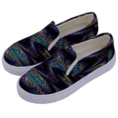 Abstract Art - Adjustable Angle Jagged 2 Kids  Canvas Slip Ons by EDDArt