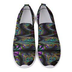 Abstract Art - Adjustable Angle Jagged 2 Women s Slip On Sneakers by EDDArt