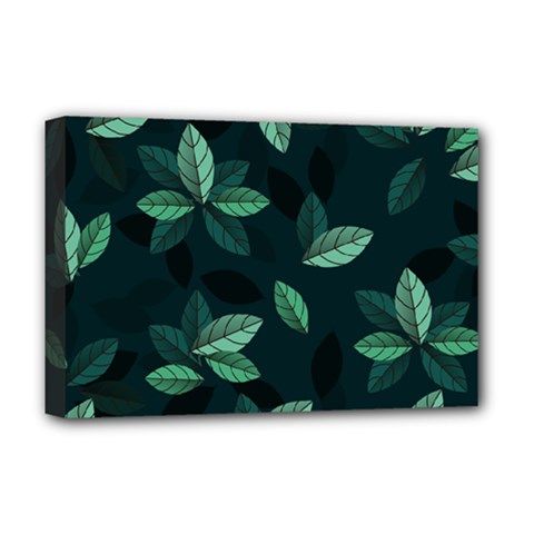 Foliage Deluxe Canvas 18  X 12  (stretched) by HermanTelo