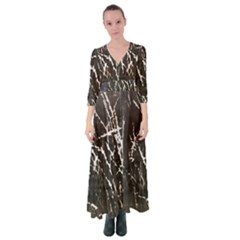 Abstract Light Games 1 Button Up Maxi Dress by DimitriosArt