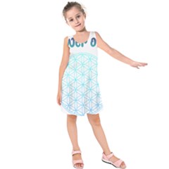 Flower Of Life  Kids  Sleeveless Dress by tony4urban