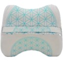 Flower Of Life  Velour Head Support Cushion View2