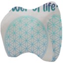 Flower Of Life  Velour Head Support Cushion View4