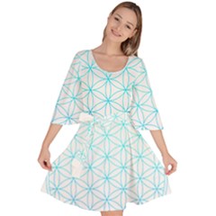 Flower Of Life  Velour Kimono Dress by tony4urban