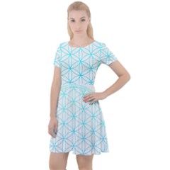 Flower Of Life  Cap Sleeve Velour Dress  by tony4urban