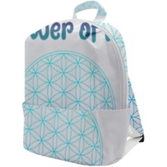 Flower Of Life  Zip Up Backpack by tony4urban