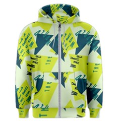 Abstract Pattern Geometric Backgrounds   Men s Zipper Hoodie by Eskimos