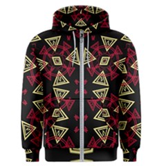 Abstract Pattern Geometric Backgrounds   Men s Zipper Hoodie by Eskimos