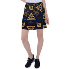 Abstract Pattern Geometric Backgrounds   Tennis Skirt by Eskimos