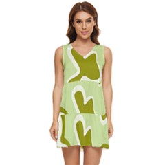 Abstract Pattern Geometric Backgrounds   Tiered Sleeveless Mini Dress by Eskimos