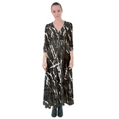 Abstract Light Games 3 Button Up Maxi Dress by DimitriosArt