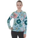 Flower Women s Pique Long Sleeve Tee View1