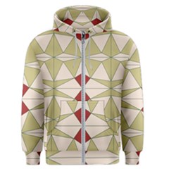 Abstract Pattern Geometric Backgrounds   Men s Zipper Hoodie by Eskimos