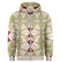 Abstract pattern geometric backgrounds   Men s Zipper Hoodie View1