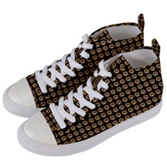 Olimedblk Women s Mid-top Canvas Sneakers by violetheavensky