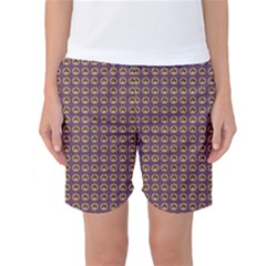 Olimedpurp Women s Basketball Shorts by violetheavensky