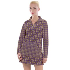 Olimedpurp Women s Long Sleeve Casual Dress by violetheavensky