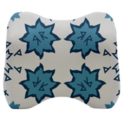 Abstract Pattern Geometric Backgrounds   Velour Head Support Cushion by Eskimos