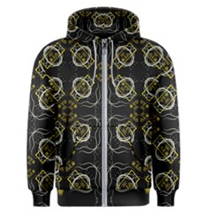 Abstract Pattern Geometric Backgrounds   Men s Zipper Hoodie by Eskimos